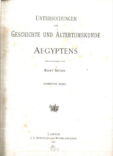 Die ägyptische Tracht bis zum Ende des Neuen Reiches