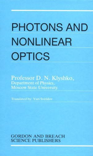 Photons and Nonlinear Optics