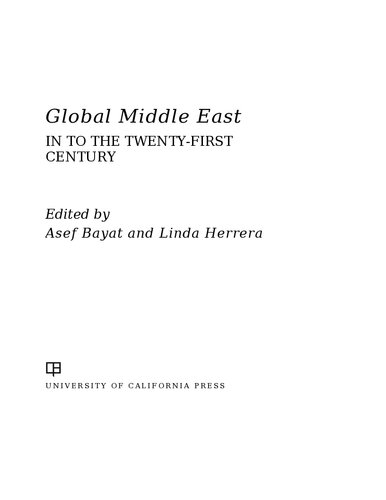 Global Middle East into The Twenty First Century