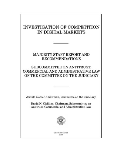 Investigation of Competition in Digital Markets