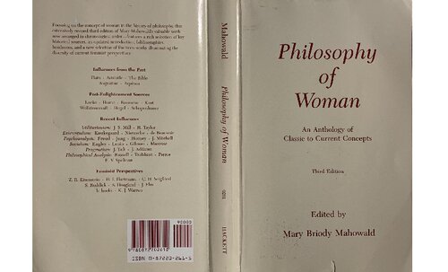 Philosophy of Woman: An Anthology of Classic to Current Concepts
