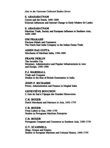 Private fortunes and company profits in the India trade in the 18th century