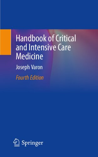 Handbook of Critical and Intensive Care Medicine