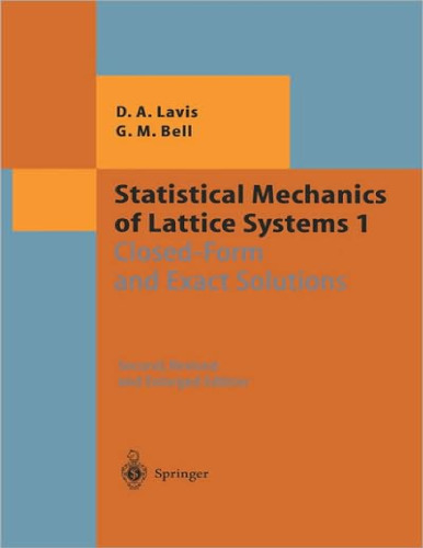 Statistical mechanics of lattice systems