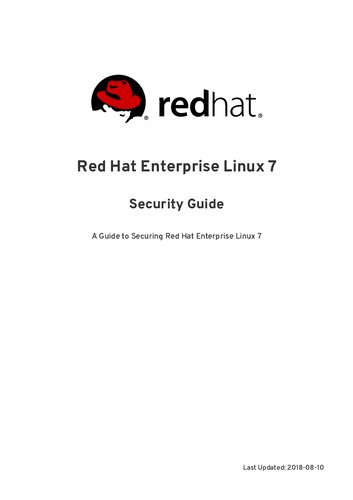 Red Hat Enterprise Linux 7 Security Guide