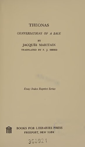 Theonas - Conversations of Sage