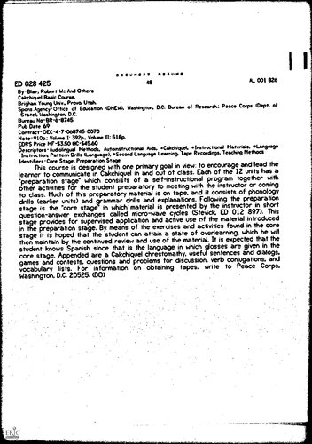 Cakchiquel basic course