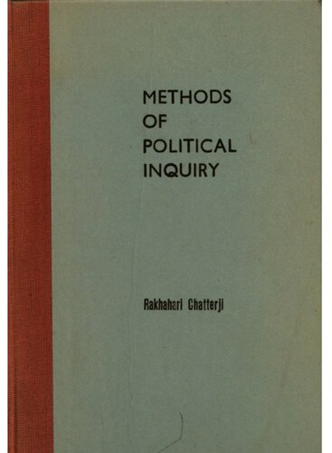 Methods of political inquiry