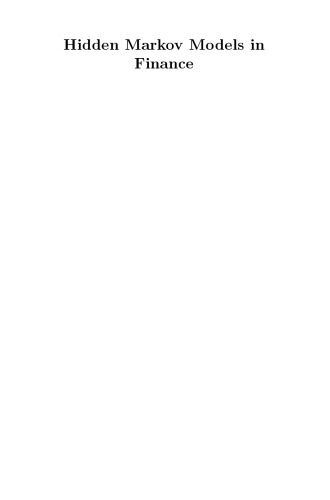 Hidden Markov models in finance