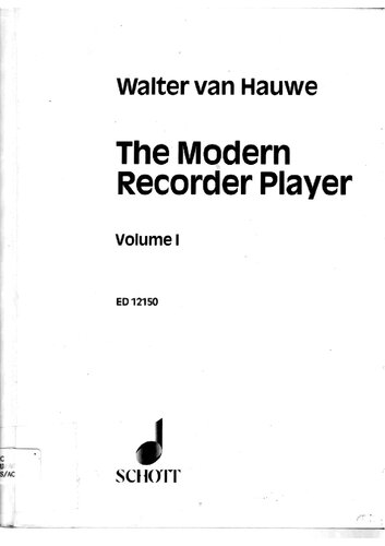 The modern recorder player