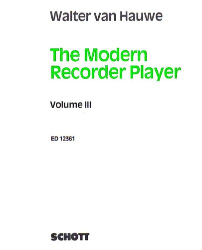 The Modern Recorder Player