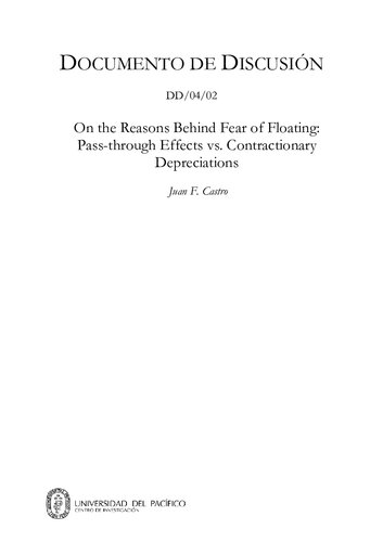 On the Reasons Behind Fear of Floating: Pass-through Effects vs. Contractionary Depreciations
