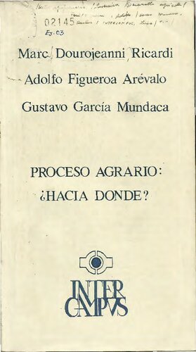 Proceso agrario: ¿hacia dónde?