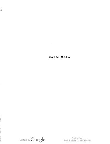 Bārahmāsā : the song of seasons in literature & art