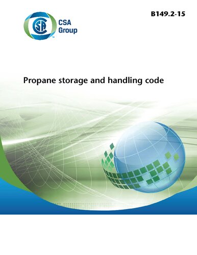 CSA B149.2-15 - Propane storage and handling code