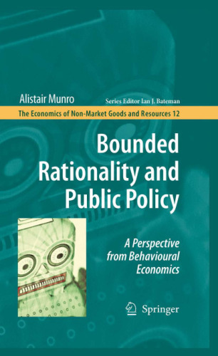 Bounded Rationality and Public Policy: A Perspective from Behavioural Economics