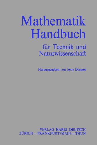 Mathematik-Handbuch für Technik und Naturwissenschaften