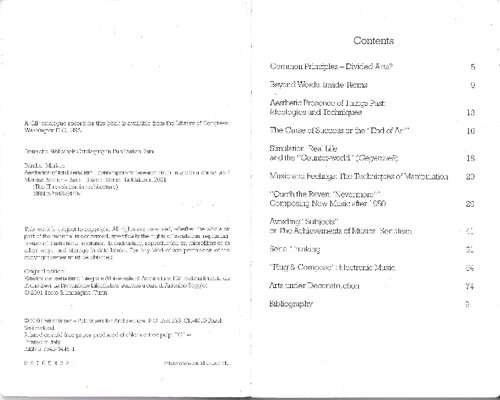 Aesthetics of total serialism: contemporary research from music to architecture