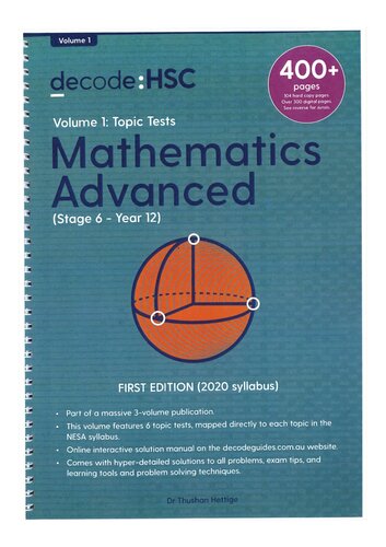 Decode Mathematics Advanced: Topic Tests