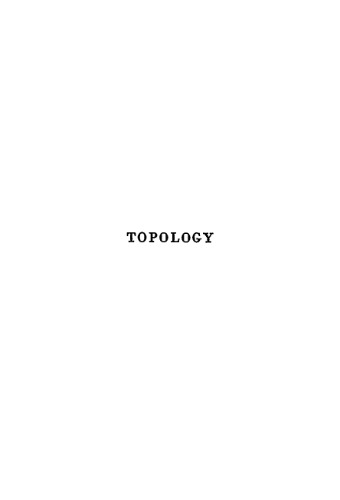 Topology