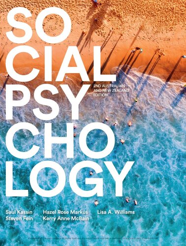 Social Psychology Australian & New Zealand Edition