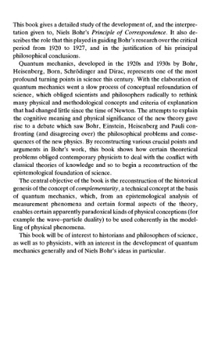 Atoms, Metaphors and Paradoxes: Niels Bohr and the Construction of a New Physics