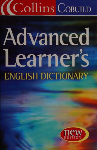 Advanced learner's English dictionary