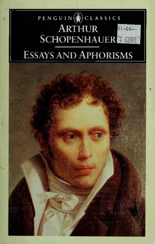 Essays and Aphorisms