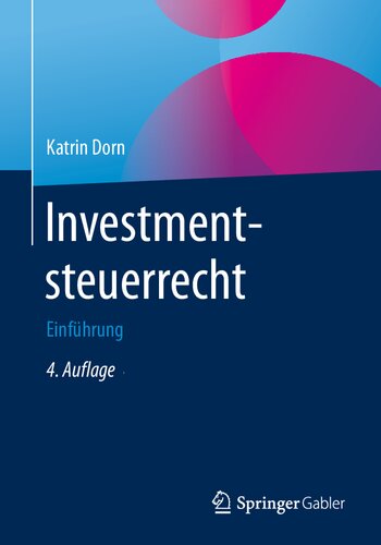 Investmentsteuerrecht: Einführung