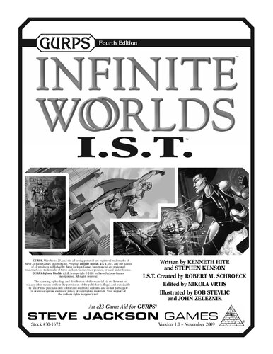 GURPS 4th edition. Infinite Worlds: I.S.T.