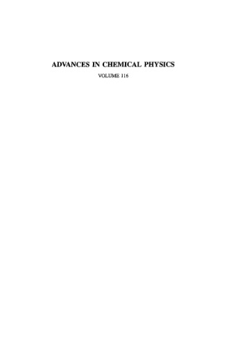 Advances in Chemical Physics,