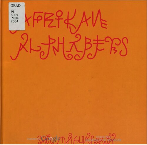 Afrikan Alphabets: The Story of Writing in Afrika