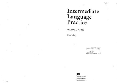 Intermediate Language Practice with Key