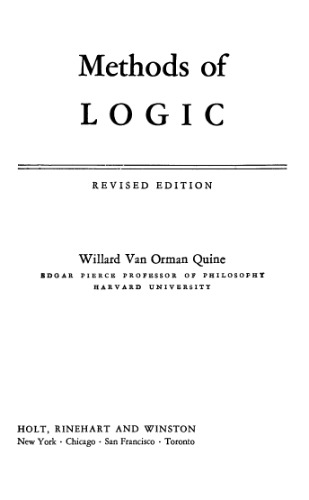 Methods of logic