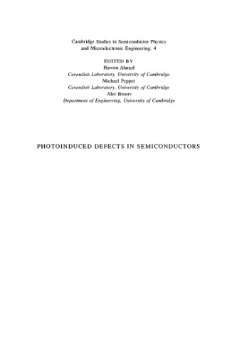 Photoinduced Defects in Semiconductors