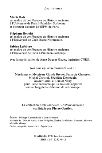 L’Empire romain au IIIe siècle_de la mort de Commode au Concile de Nicée