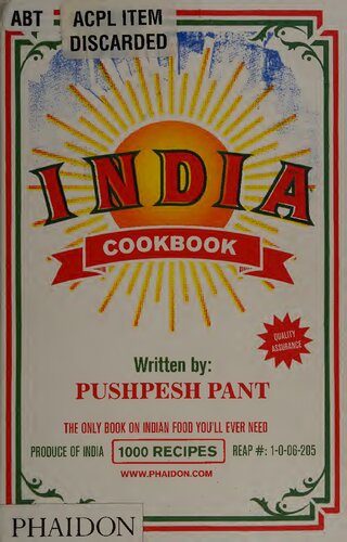 India Cookbook