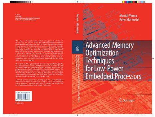 Advanced Memory Optimization Techniques for Low-Power Embedded Processors