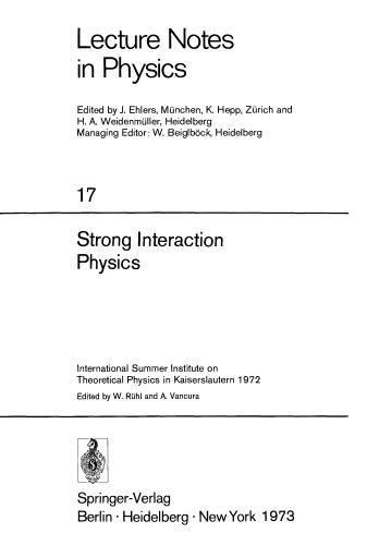 Strong Interaction Physics