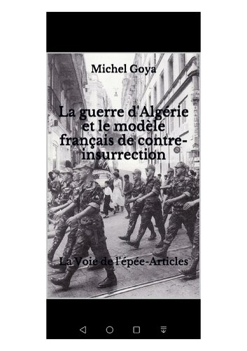 La guerre d'Algérie et le modèle français de contre-insurrection