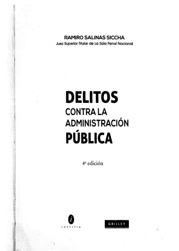 DELITOS CONTRA LA ADMINISTRACIÓN PÚBLICA