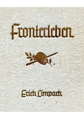 Fronterleben - Gedichte vom Kriege