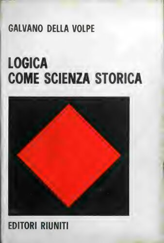 Logica come scienza storica