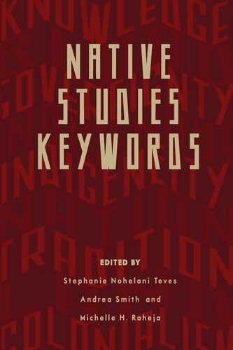 Native Studies Keywords