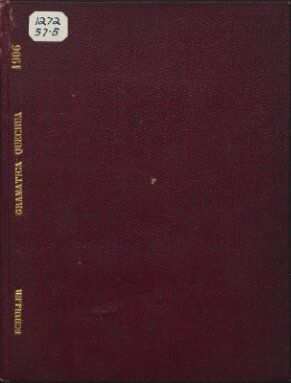 Gramática de la lengua quechua