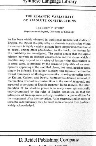 The Semantic Variability of Absolute Constructions