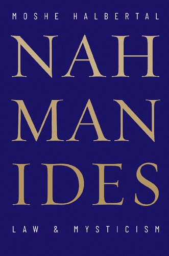 Nahmanides: law and mysticism