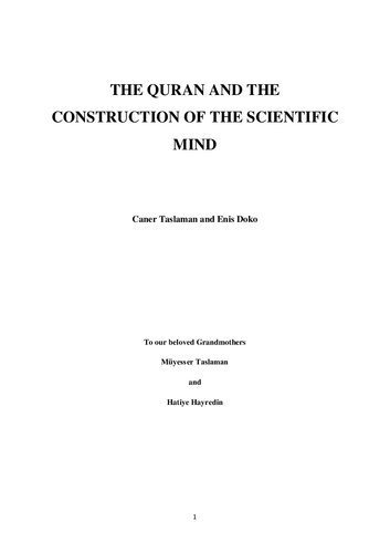 The Quran and the Construction of the Scientific Mind