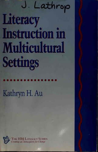 Literacy instruction in multicultural settings