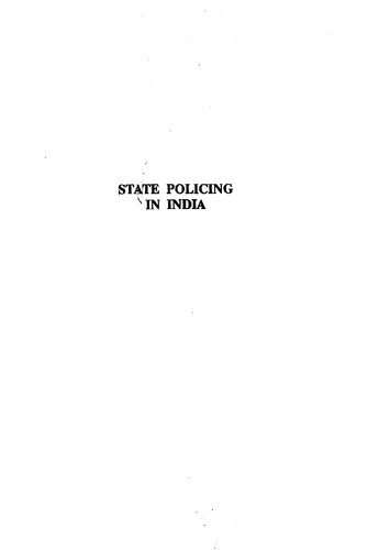 State policing in India